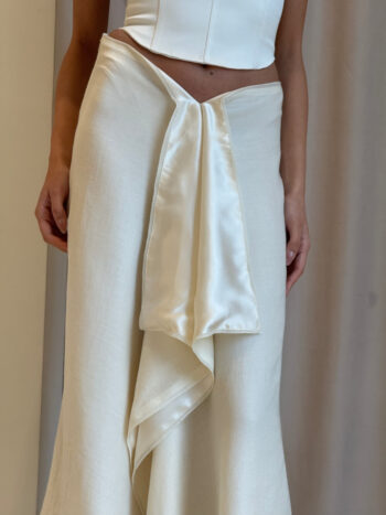 The GOAT "silk/wool combo" skirt