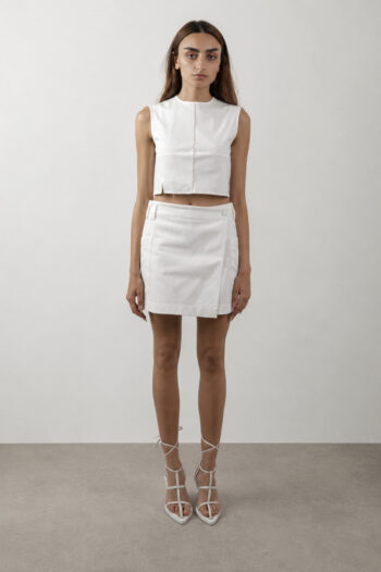 Constructional Cropped top