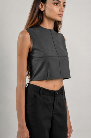 Constructional Cropped top