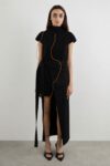 half skirt black