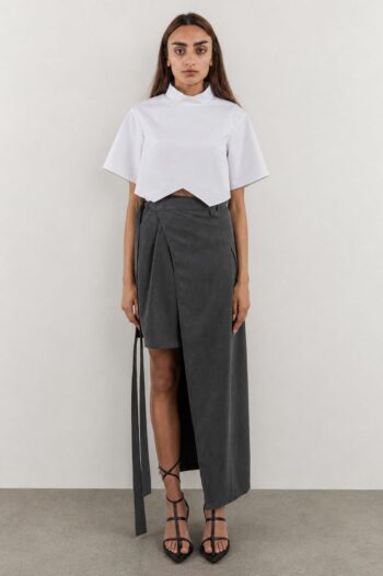 The Pastel Carbon Half-Skirt